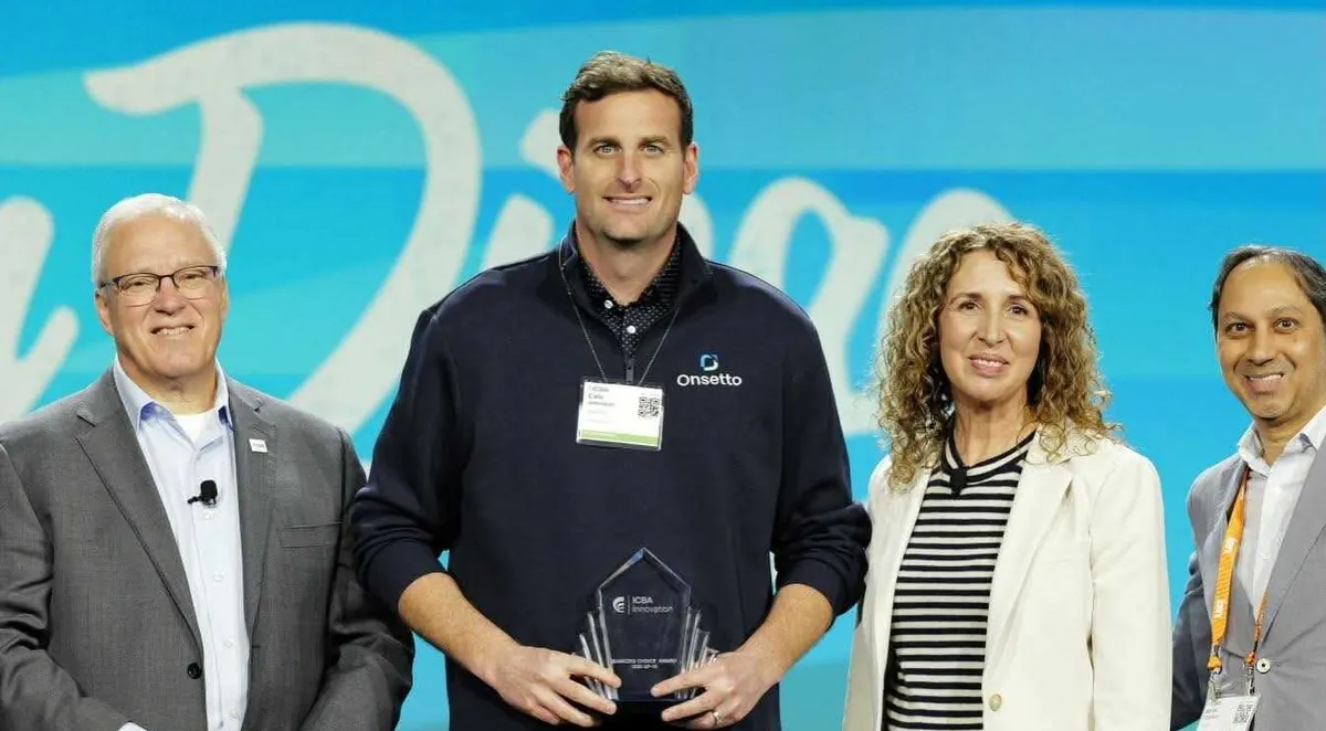 Onsetto: Onsetto Voted ICBA ThinkTECH Accelerator Bankers Choice Award Winner at ICBA LIVE